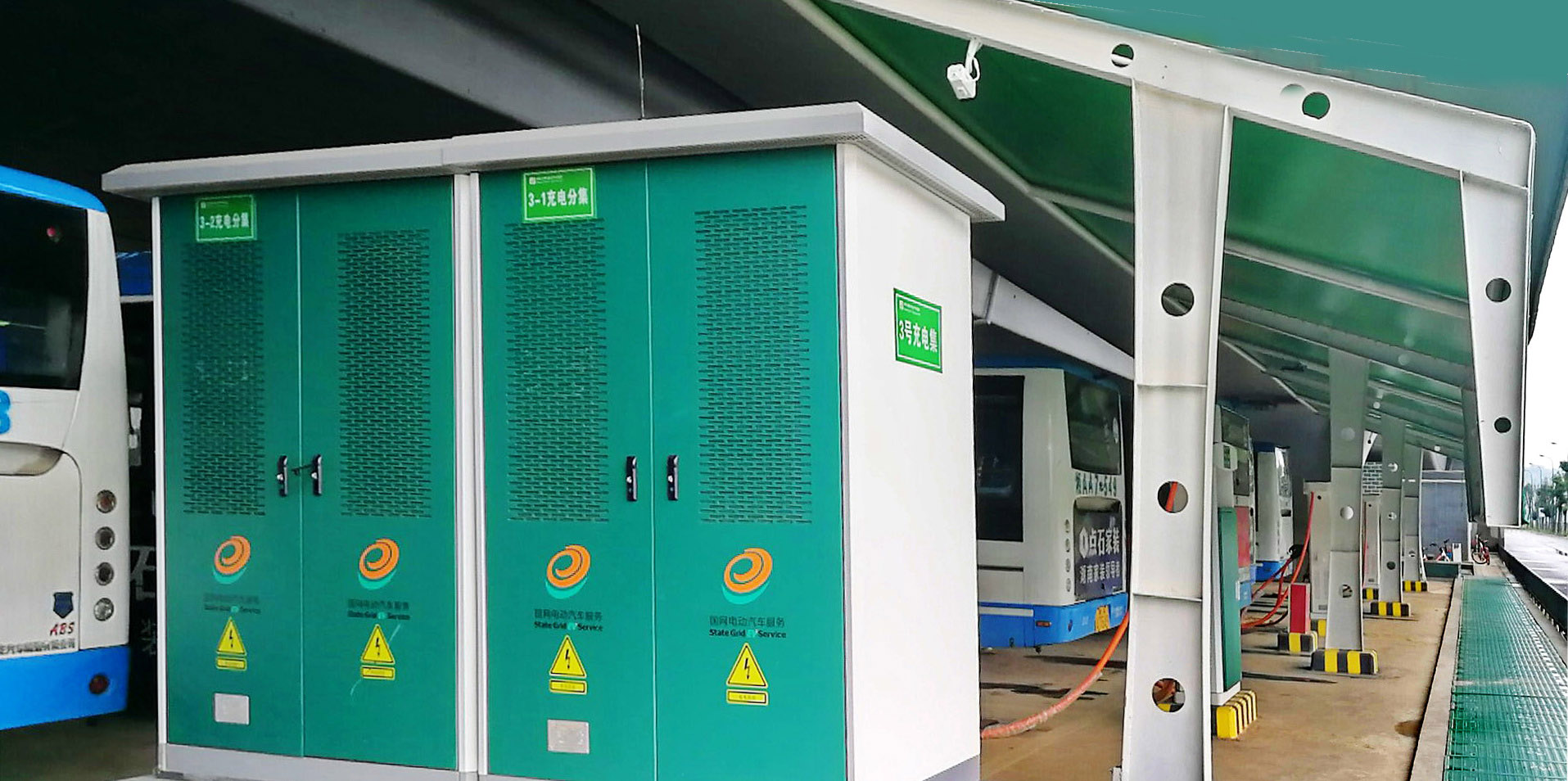 国网长沙金鹰机电市场公交充电站